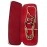 Box Queen Red Velvet Jewel Jewellery Zip Purse Pouch For Long Necklace Chain and Earring