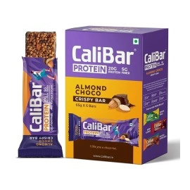 CaliBar 20 Gram Protein Bar - Almond Choco Crispy ..