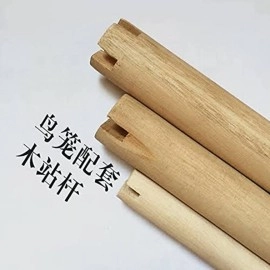 LOVELY PETS KINGDOM - YOUR PET OUR PASSION Wooden perches/Sticks for All Birds (Wooden Stick for Bird cage) Pack of 6 (18 inches)