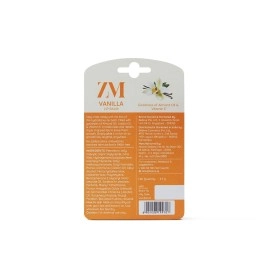 ZM Zayn & Myza Vanilla Lip Balm - SPF Protection With Almond Oil & Vitamin E, Goodness of Jojoba Oil, Moisturizes and Repairs Dry Lips - PABA-free, 100% Vegetarian, 4.5 g (Pack of 2)