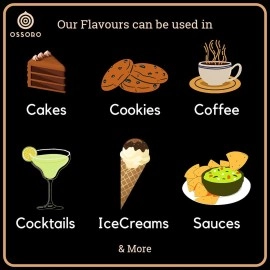 Ossoro Rose Milk, Strawberry Milk with Butterscotch Milk Flavour Combo (Pack of 3) 30ml Each/ Glass Bottle