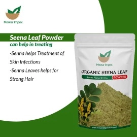 Mewar Impex 100% Organic Senna Leaves | Sonamukhi Powder 250g | Senna Alexandrina | Cassia Angustifolia | Sanay Patti