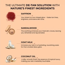 GHAR SOAPS Magic Soap Sandal Wood And Saffron Bath Soap For Glowing Brightening And Refreshing Skin Natural & Paraben Free| Deeply clean pores and remove dirt and grime (Pack of 1 (100 gm))