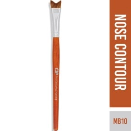 C2P PROFESSIONAL MAKEUP PRO Nose Contour Multipurpose Brush for Jawline, Face, Cheeks, Eye Shadow, Forehead, Blending with Wooden Handle, V-Shape, Brush