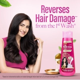 KESH KING Damage Repair Shampoo | with Milk Protein & 21 Ayurvedic Herbs | Reduces Hairfall | Nourishes Hair Roots | Provides Soft & Smooth Hairs | 20.29 Fl Oz (600 ml)