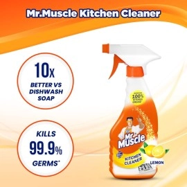 Mr Muscle Kitchen Cleaner - 425ml Pouch (Lemon)