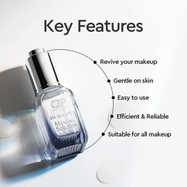 C2P PROFESSIONAL MAKE UP Pro Duraone Mixing Solution - 20ml | Fix Broken Makeup, Dry Gel Eyeliner & Mascara Matte Finish Pigment Activator & Illuminator