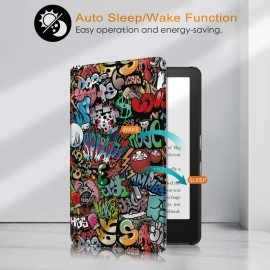 ProElite Slim Smart Flip case Cover for Amazon Kindle Paperwhite 11th Generation 6.8 inch 2021, Hippy (Fits Signature Edition Also)