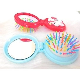 Tera13 Unicorn Mermaid Comb for Girls Kids Hair Brush for Kids Mirror for Make up Small Girls Kids Return Gift (Mermaid Comb Mirror 1 Piece)