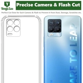 Tough Lee Basic Case for Realme 8 4G (Thermoplastic Polyurethane_Clear)
