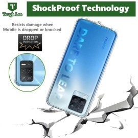 Tough Lee Basic Case for Realme 8 4G (Thermoplastic Polyurethane_Clear)