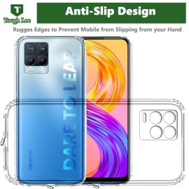 Tough Lee Basic Case for Realme 8 4G (Thermoplastic Polyurethane_Clear)