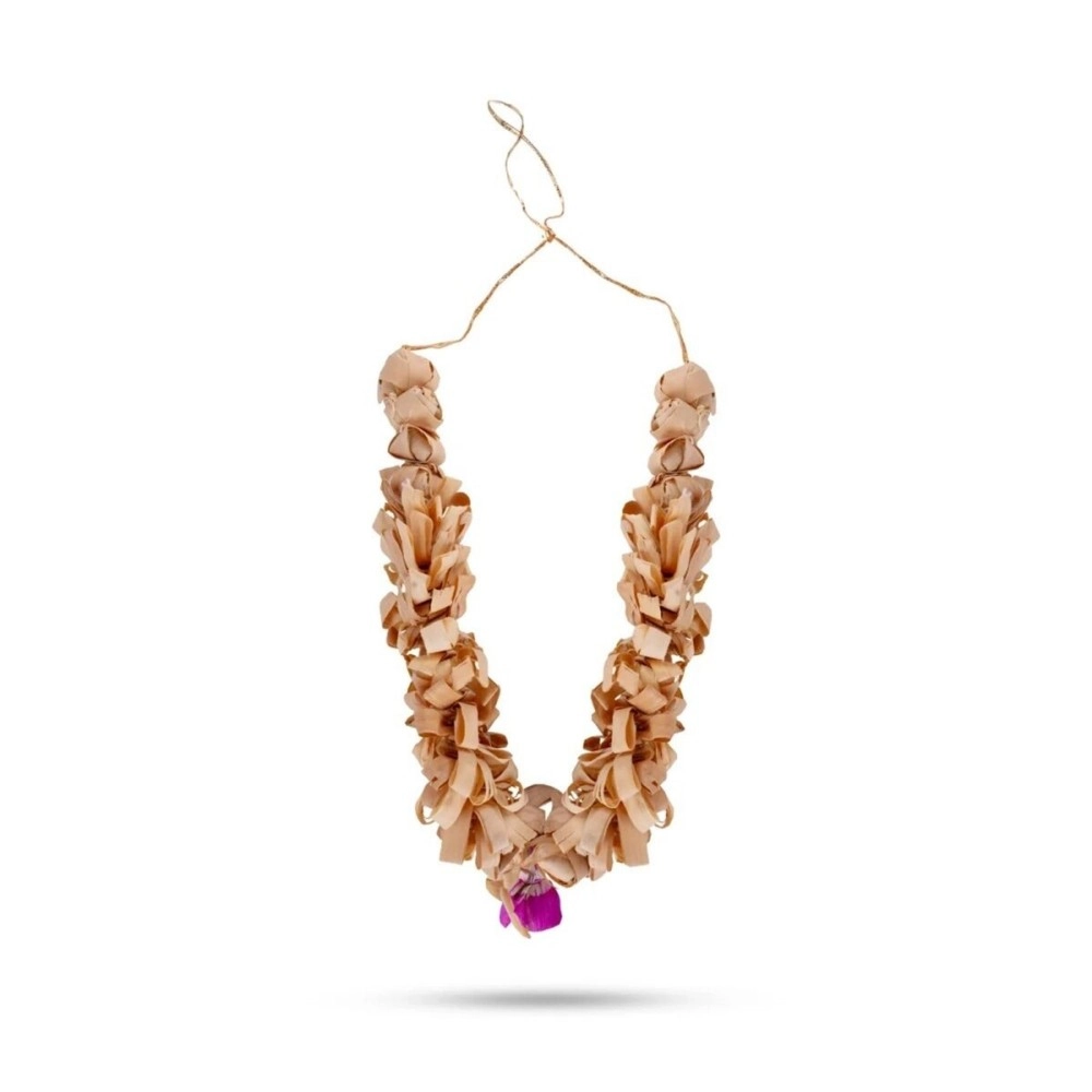 RDK SON\'S Sandalwood Haar Sandalwood Mala for Photo Frame !! Chandan Scented Wooden Haar/Mala, Garland for Mala for Photo (12 Inch)