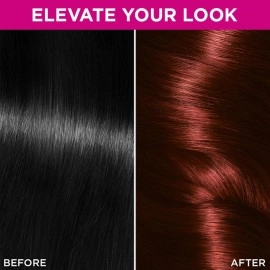 LOral Paris Casting Creme Gloss Ultra Visible Hair Color With No Ammonia, Cherry Burgundy 566, 100G + 60Ml