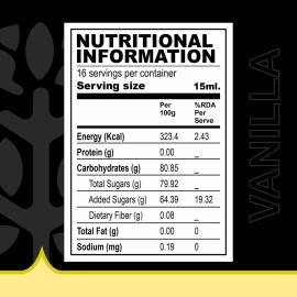 GOOD&MOORE Vanilla Syrup | For Coffee, Milkshake, Frappe, Cold-Coffee, Pancakes, Beverages And More | Concentrated Syrup | Ready To Mix | Mixer | Premium Syrup | 250ml