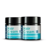 Ustraa Hair Cream for Men - For Daily Use - (Set of 2) Style & nourishment - Non-sticky, Non-oily - Sulphate & Paraben FREE