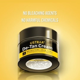 Ustraa De-Tan Cream for Men - 50g (Set of 2) Dermatologically Tested - For Tan removal & Even Skin tone, With Japanese Yuzu & Liquoric, Prevents Dark Spots, Without Bleach, No Sulphates, No Parabens