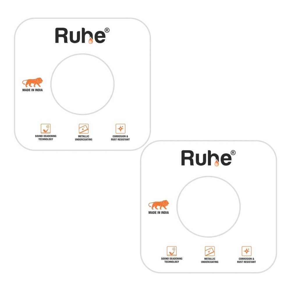 Ruhe Sound Deadening Foam Pads for Kitchen Sinks | Lightweight Sound Absorbing Pads | Foam Pads with Strong Adhesive | Pack of 2