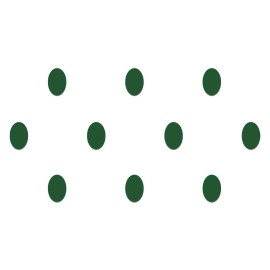 Comet Busters Dark Green Basic Oval Bindis (10mm) (BIN1281)