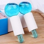 DONDA Ice Globe Facial Massager |Ice Roller for Face & Eye Puffiness Relief |Facial Ice Globes for Face (Multicolor)