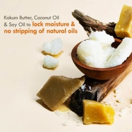 Nat Habit Exfoliating Orange Butter Bath Soap With Ayurvedic Cold Processed For Brightening, Scar Reduction, Exfoliation,Tan Removal (Pack of 2 x 125gm)