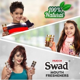 Swad Digestive Toffee & Anardana Pachak Mukhwas Mouthfreshener, 50 Candy Pack & 1 bottle, 400gram