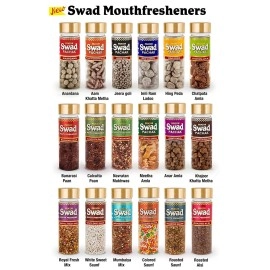 Swad Digestive Toffee & Mukhwas Mouth freshener, 50 Candy Pack & 1 bottle (Digestive & Jeera Goli)