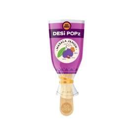 GO DESi POPz with Bits- Masala Jamun (40 Pcs) | DESi POPz | Fruit Snacks | Lollipop for kids, 440gm