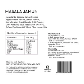 GO DESi POPz with Bits- Masala Jamun (40 Pcs) | DESi POPz | Fruit Snacks | Lollipop for kids, 440gm