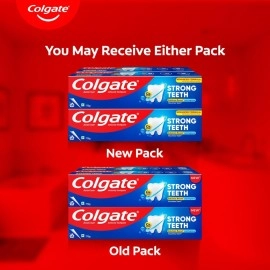 Colgate Strong Teeth, 700g, Indias No: 1 Toothpaste Brand, Calcium-boost Tooth Paste for 2X Stronger Teeth, Whitens Teeth, Fresh Breath & Prevents Cavities (Combo Pack Offer)