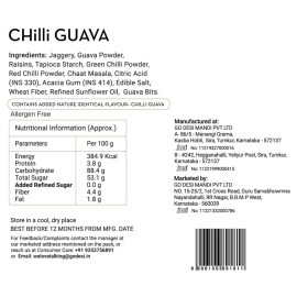 GO DESi POPz with Bits- Chilli Guava (40 Pcs) | DESi POPz | Fruit Snacks | Lollipop for kids, 440gm