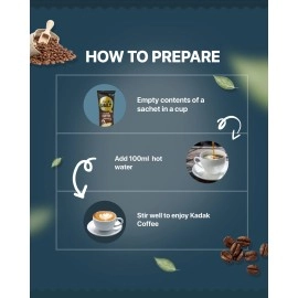 Chaizup Daily 1 Min Coffee - Instant Premix Coffee - 30 Single Serves | 30 Sachets | Rs 10 per Sachet | Low Sugar Coffee