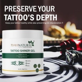 7DAYSNATURAL Tattoo Shiner Gel | Tattoo Gel for Men & Women 100g