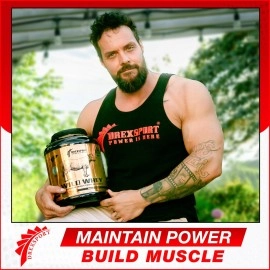 DREXSPORT Wild Whey Protein Powder - Chocolate - All-Natural Blend Based on Whey Protein Isolate - 1kg Jar (800g Net) - Premium A2 Grass-Fed Whey from Organic Farms