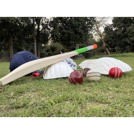 LIVOX Rubber Cricket Bat Grip with Cone Bracelet Ring Texture Bat Gripper Cone Cricket Accessories for Boys, 3 Cricket Bat Grip & 1 Wooden Cone