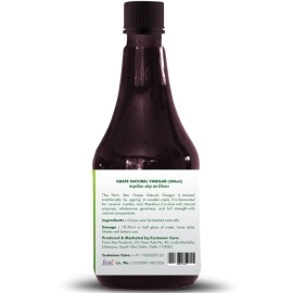 Farm Star Grape Natural Vinegar | Fermented, Raw, Unfiltered Angoor Vinegar (300ml)