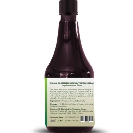 Indian Gooseberry Natural Vinegar | Fermented, Raw, Unfiltered Amla Vinegar (300ml)