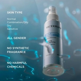 RiceKraft Korean Rice Toner with Witch Hazel| Hydrating Face Toner plus Mist for Glowing Skin| Pore Tightening| For Men and Women| All Skin Types |100ml