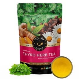 TEACURRY ThyroHerbal Tea - 50 Grams Loose Tea | Thyroid Care Tea - Support in facing issues with balancing TSH, T3, T4 levels Manage Weight, Reduces Anxiety and Decreases Lethargy