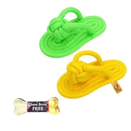 Foodie Puppies Durable Cotton Rope Chew Toy for Do..