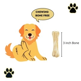 Foodie Puppies Durable Cotton Rope Chew Toy for Dogs (Slipper - Pack of 2 with 3inch Chew Bone) | Braided Cotton Chew Dog Toys for Playing, Teeth Cleaning and Training (Color May Vary)