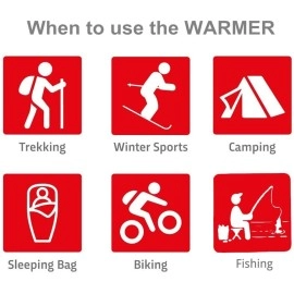 Herbal Brews - Body warmers Heat Pouch - Self Heating Warmer - Body Warmer Pouch, Long Lasting Natural Safe and Odorless Single Use Air Activated Heat Packs for Body, Up to 10 Hours of Heat - 5 Pcs