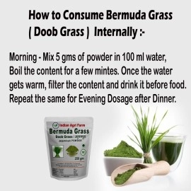 Iagrifarm Bermuda Grass Powder - 250 gram/Arugampul Powder