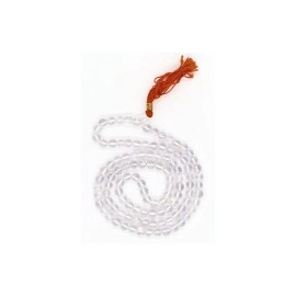 ARKAM Sphatik Mala Certfied/Natural Sphatika Mala/Sphatik mala Original (Size: 7mm, Length: 30 inches, Beads: 108+1)