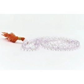 ARKAM Sphatik Mala Certfied/Natural Sphatika Mala/Sphatik mala Original (Size: 7mm, Length: 30 inches, Beads: 108+1)