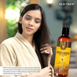Old Tree Fenugreek (Methi) Hair Oil for Hair Growth and Hair Fall Control , 100Ml