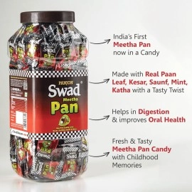 Swad Candy Jar | Ayurvedic, Authentic & Khatti Mithi Toffee (Meetha Pan)
