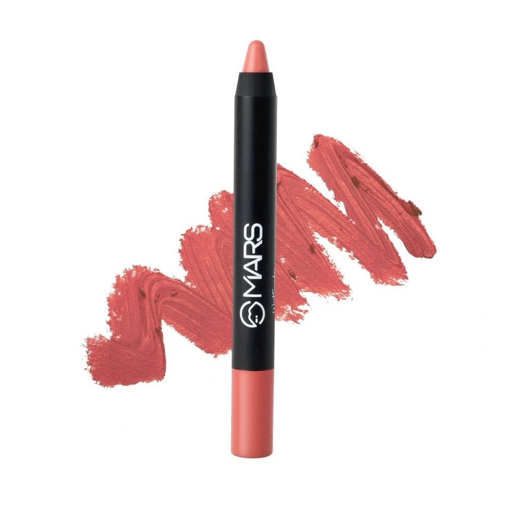 MARS Long Lasting Crayon Lipstick up to 12 Hours Stay | Matte Finish | Waterproof | Won\'t Smudge Won\'t Budge Lip Crayon (3.5 gm) (12-I Am Fierce)