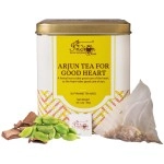 The Indian Chai-Arjun Tea for Good Heart 30 Pyramid Bags | Promotes Heart Health, Controls Blood Pressure | Herbal With Arjuna Chhal, Ashwagandha, Brahmi | Ayurvedic, 60g