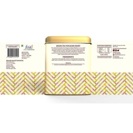 The Indian Chai-Arjun Tea for Good Heart 30 Pyramid Bags | Promotes Heart Health, Controls Blood Pressure | Herbal With Arjuna Chhal, Ashwagandha, Brahmi | Ayurvedic, 60g